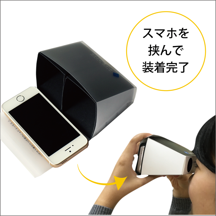 VRゴーグル樹脂製特長